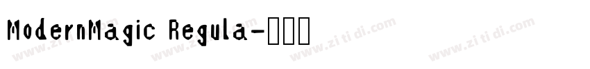 ModernMagic Regula字体转换